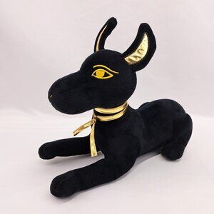 Anubis The Afterlife Egyptian Ancient God Black And Gold Plush Stuffed Animal